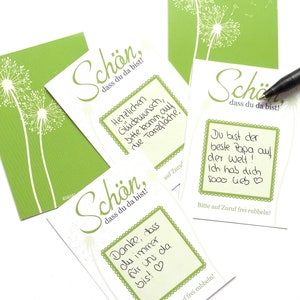 Scratch cards for the wedding Beautiful that you are there Pusteblumen image 1