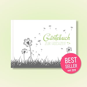 Gästebuch zur Hochzeit - Pusteblumen