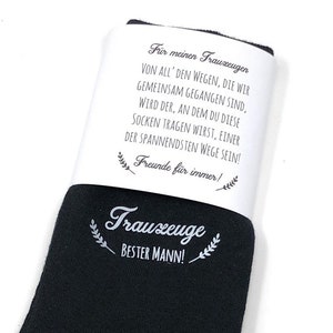 Socken für den Trauzeugen zur Hochzeit, Geschenk für den besten Mann Bild 1