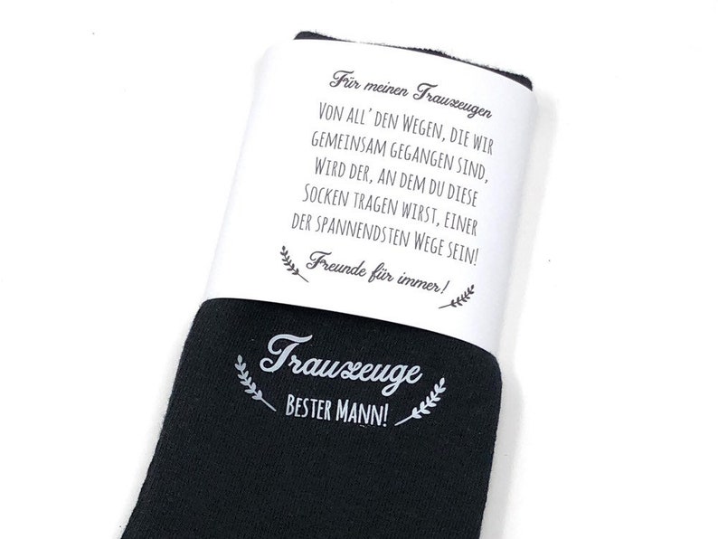 Chaussettes pour le témoin du mariage, cadeau pour le témoin image 2