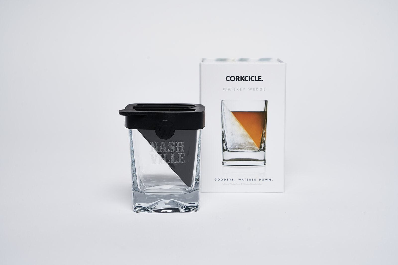 Whiskey Wedge and Glass