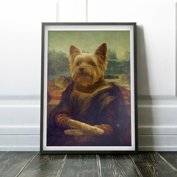 Furry Mona Lisa Etsy