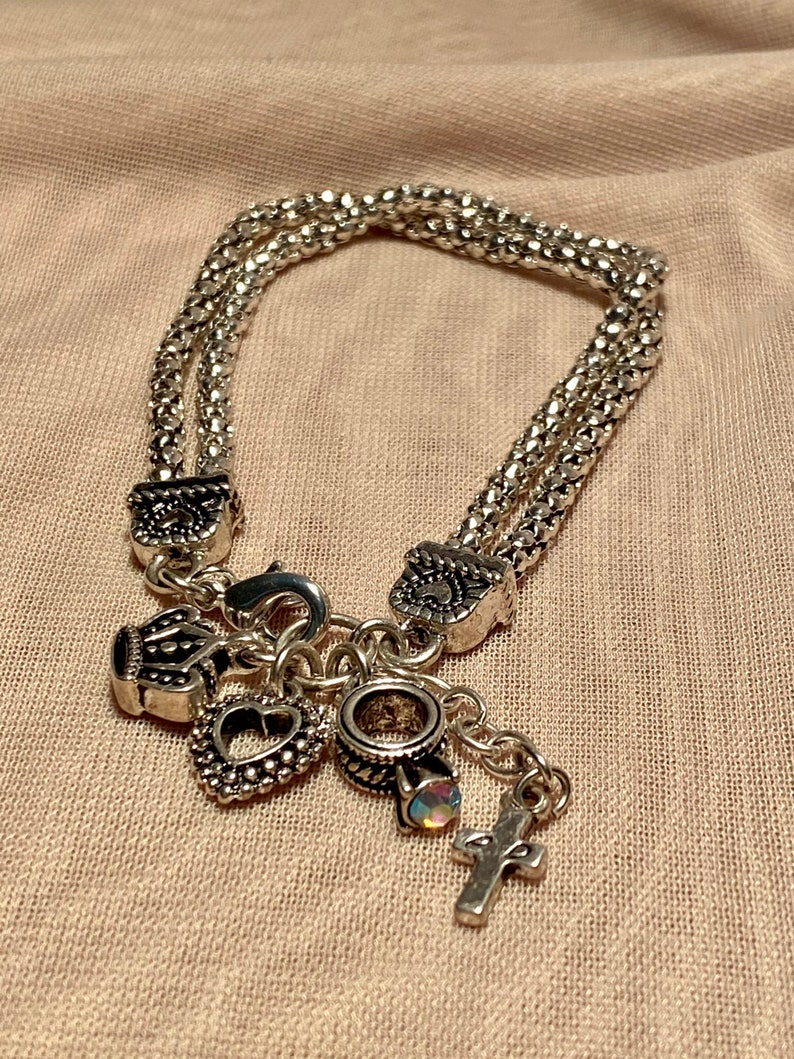 PREMIER DESIGNS Double Strand Charm Bracelet