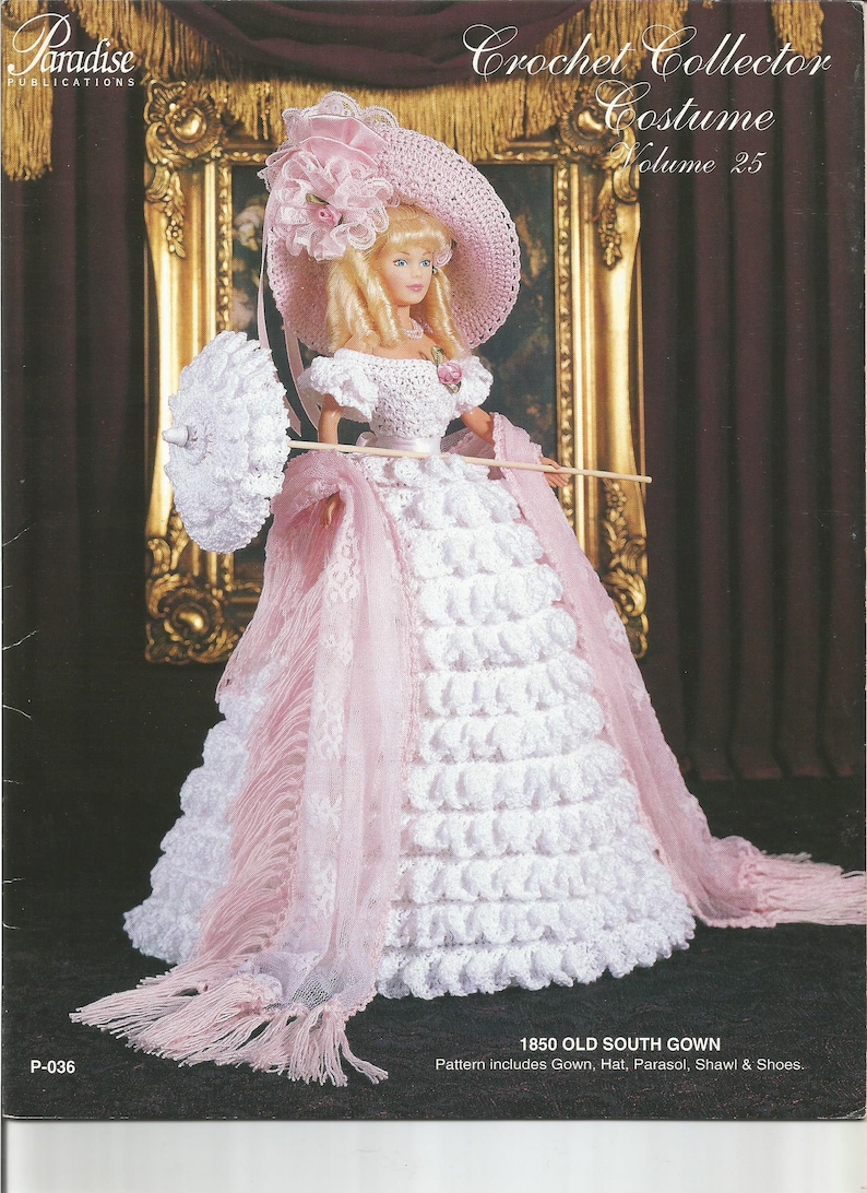 Crochet Collector Costume Old South Gown
