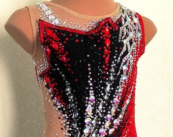 Rhythmic gymnastics leotard