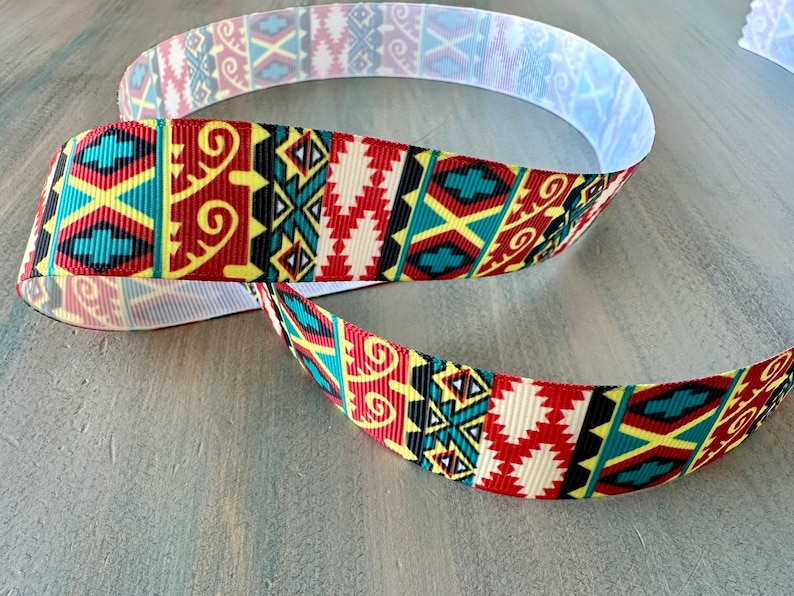 Trival Ribbon Tribal Trend Grosgrain Ribbon 16mm 25mm - Etsy