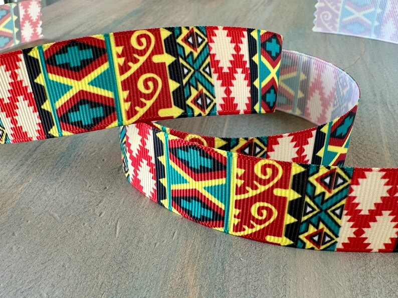 Trival Ribbon Tribal Trend Grosgrain Ribbon 16mm 25mm - Etsy