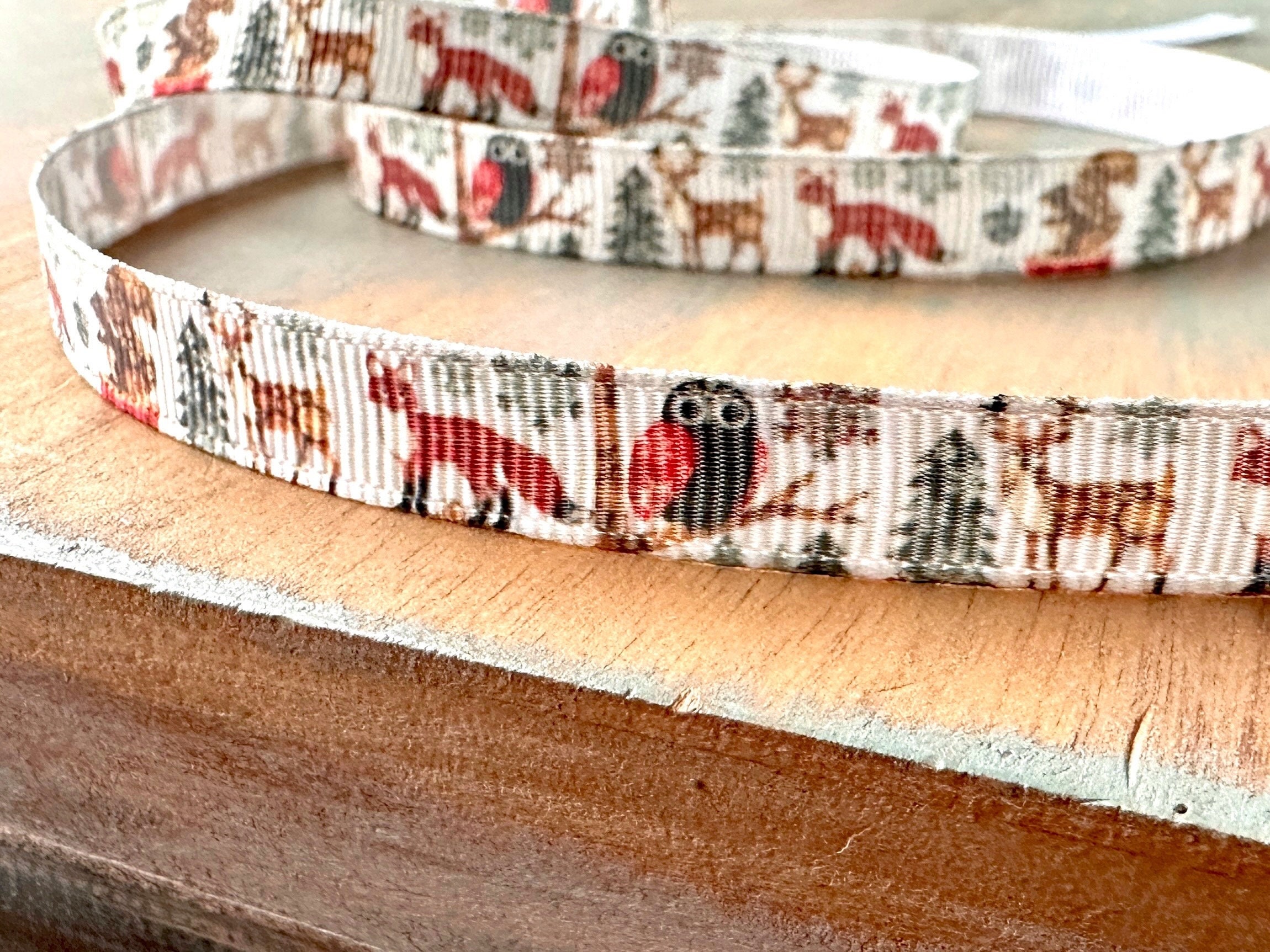 Wildlife Critters Grosgrain Ribbon 10mm 16mm 25mm - Etsy