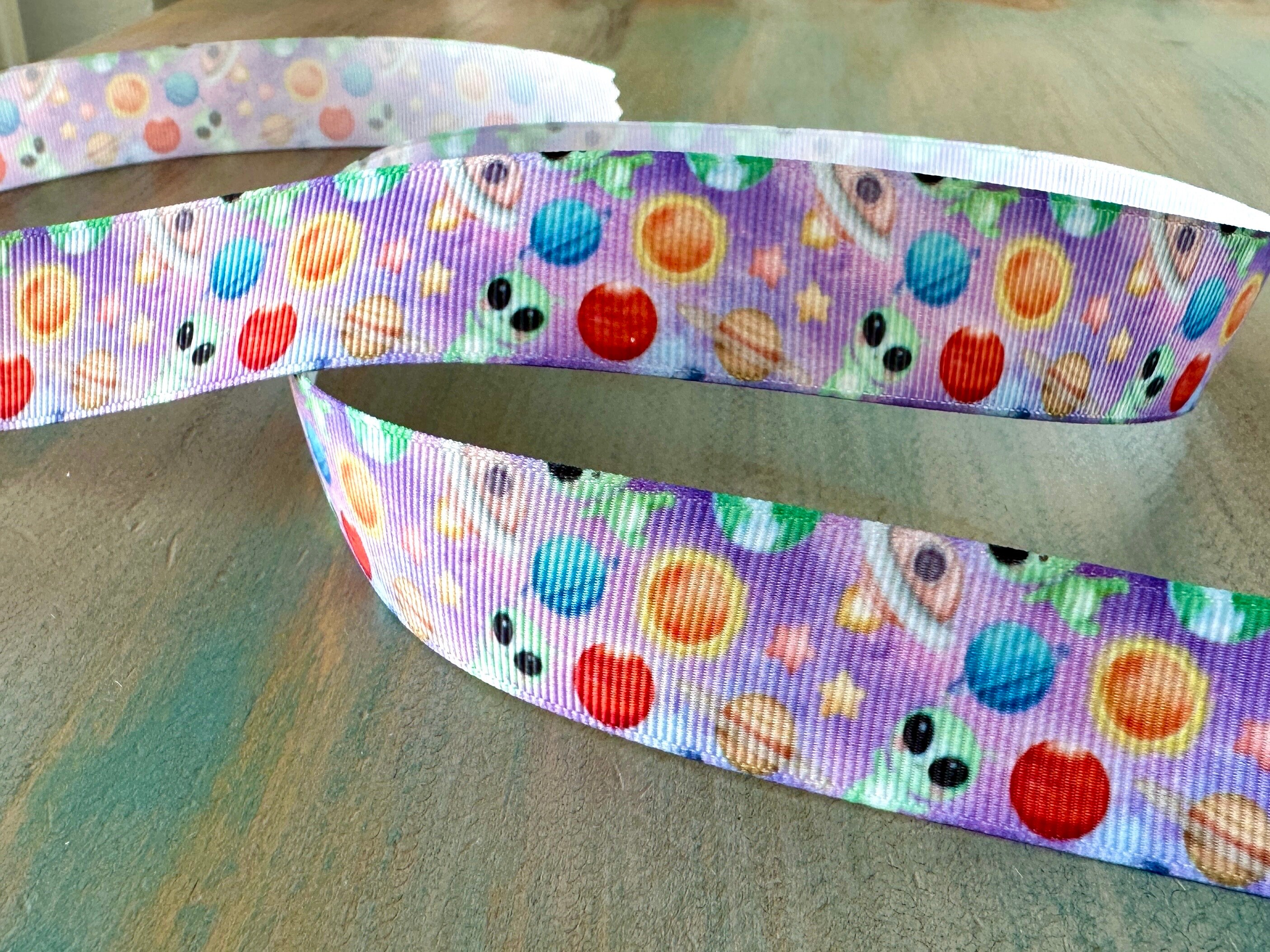 Martian Planet Aliens Grosgrain Ribbon 25mm - Etsy