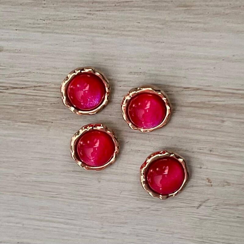 Red Ruby Buttons - Etsy