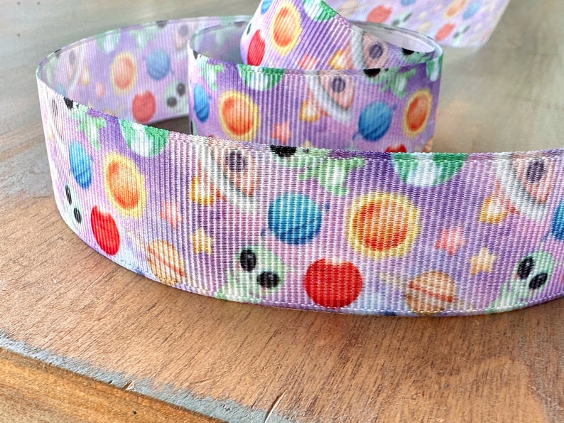 Martian Planet Aliens Grosgrain Ribbon 25mm - Etsy