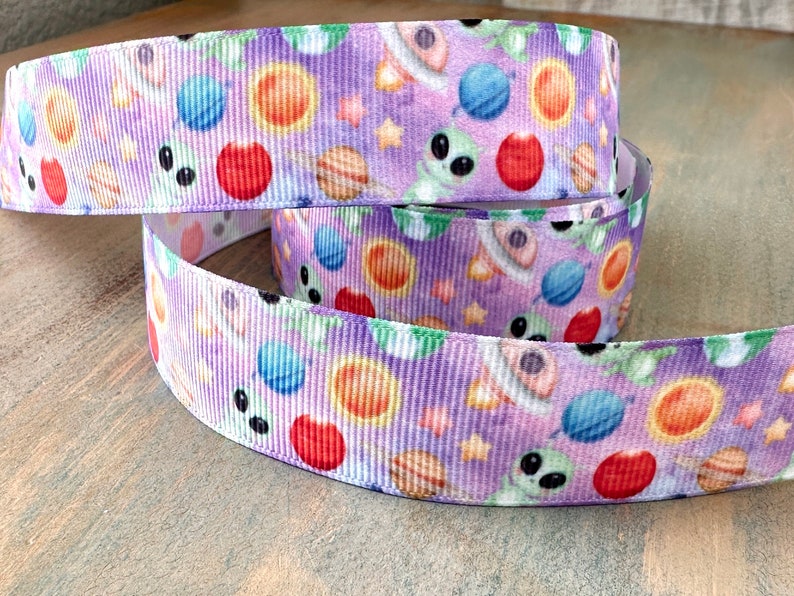 Martian Planet Aliens Grosgrain Ribbon 25mm - Etsy