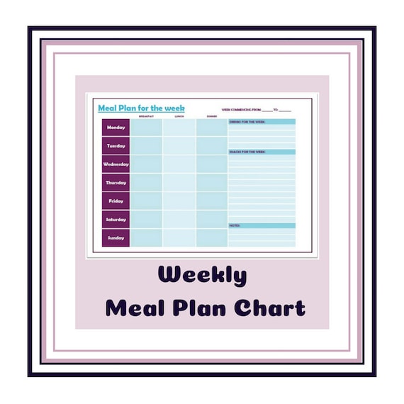 weekly meal plan chart