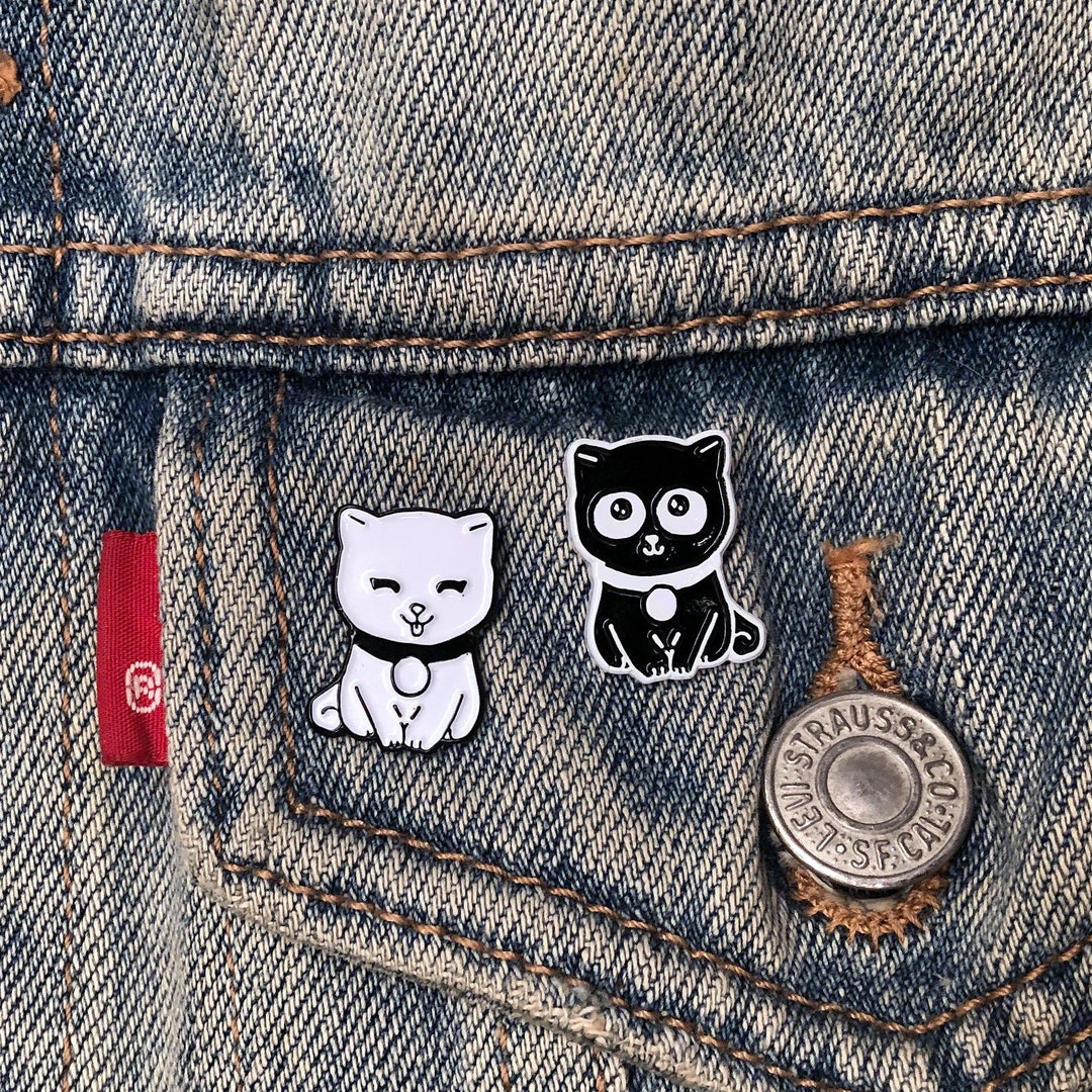 Cat Pin Set - Etsy
