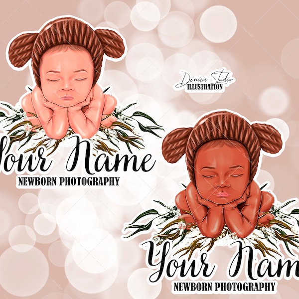 Custom Photography Logo, Photographer Logo, Premade Photography Logo Design, PNG Newborn Photography Logo, Photography Logo, Newborn Logo