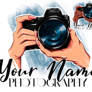 Custom Photography Logo, Photographer Logo, Premade Photography Logo Design, PNG Camera Logo, Photography Logo, Custom Logo Photography Logo