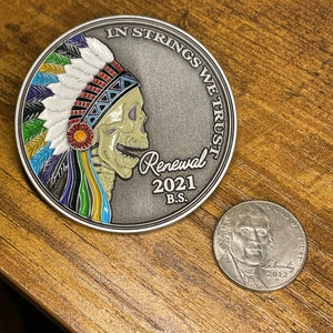Heartbeat of America Pin - HEADS ( Billy Strings )