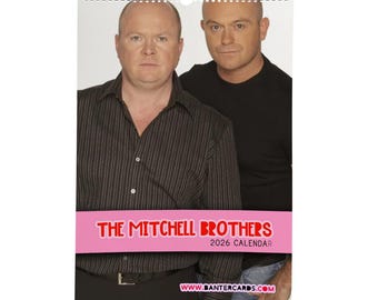 Calendario 2026 dei fratelli Mitchell - Calendario divertente - Pianificatore divertente