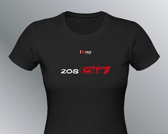 Women's T-shirt 208 GTI auto