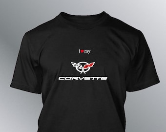 Corvette C5 C6 muscle car men's T-shirt