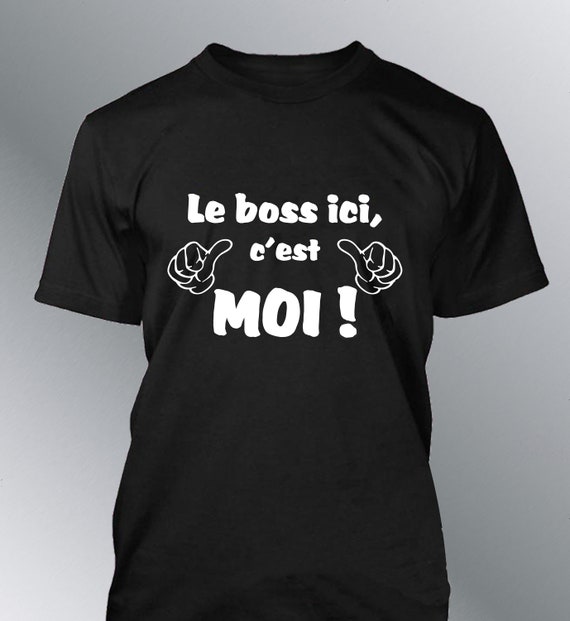 T-shirt Man Humor BOSS Humor Boss Chef Macho - Etsy