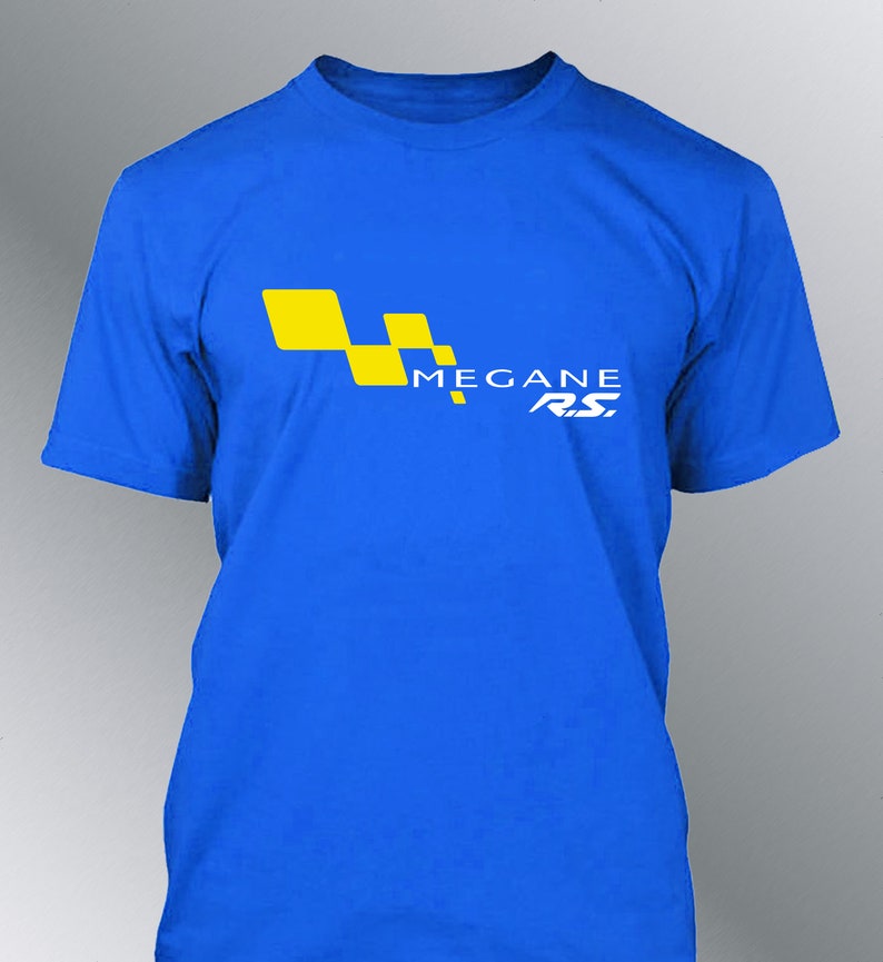 T-shirt Homme Megane RS auto S M L XL XXL blanc, rouge, argent, jaune, carbone Jaune, shirt Bleu