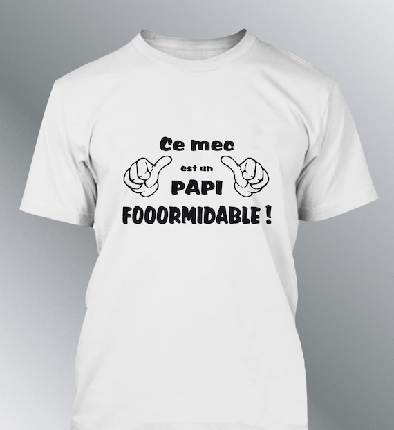 T-shirt Super Papy - Cadeau Drôle Et Original Pour Grand-père - 12