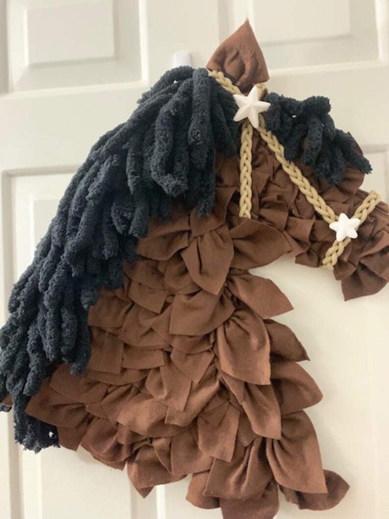 children gift Horse wreath animal lover wreath for your front door equine wreath