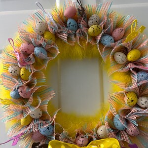 Easter egg wreath, Easter Wreath, Easter Bunny Wreath