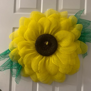 Sunflower Wreath, floral wreath, Mothers Day Gift, flower wreath, all occasion wreath for your front door