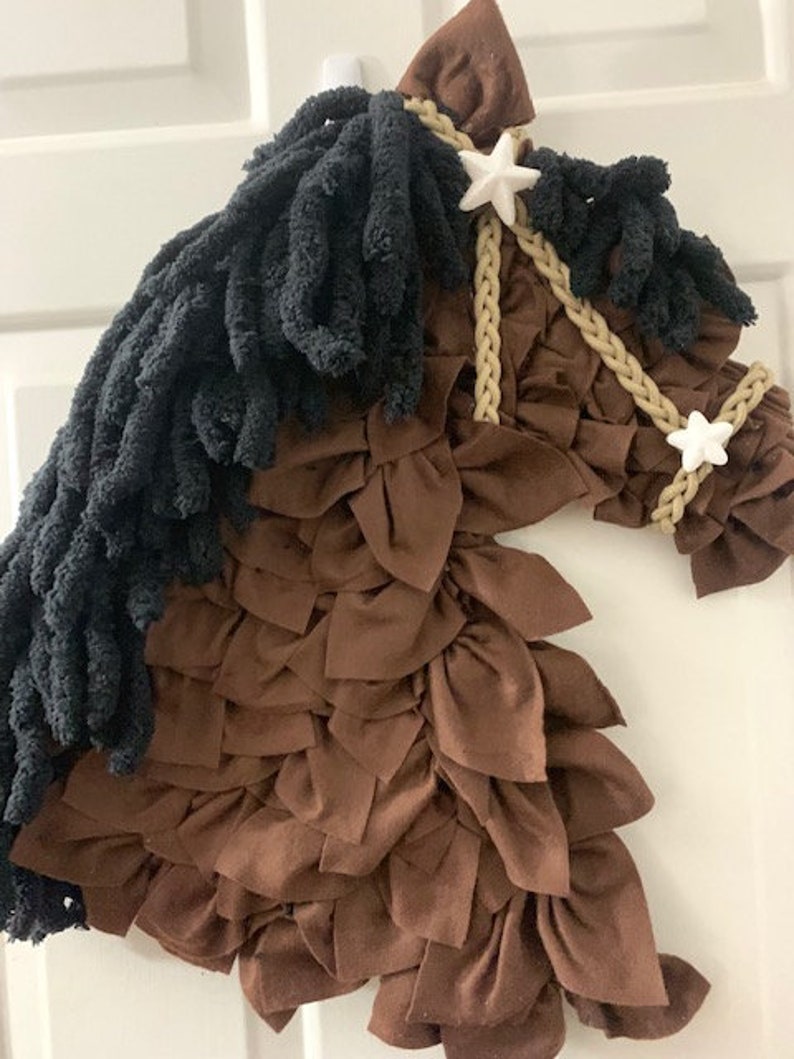 children gift Horse wreath animal lover wreath for your front door equine wreath