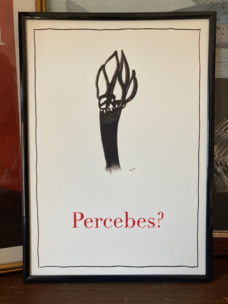 Percebes Goose Barnacle Art Print: Portuguese Seafood Illustration ...