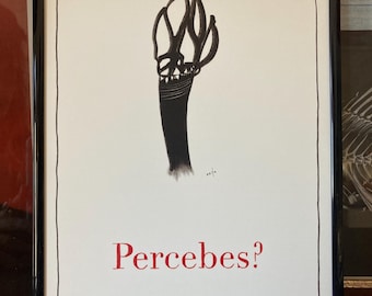 Stampa artistica del cirripede di Percebes: illustrazione di frutti di mare portoghesi, Portugal Insider, tradizione