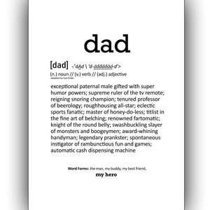 Funny Happy Fathers Day Word Art INSTANT Download Printables | Graphic Design for Printable Cards and Print Posters
