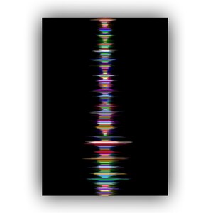 Colorful Sound Wave Abstract Art | Downloadable Printable Wall Art, Print Posters, and Printable Cards