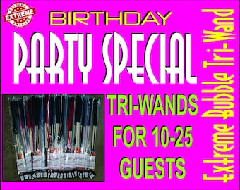 Giant Bubble Wand Party Pack: Tri-String Design, Recycled Cotton