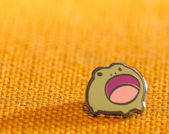 Little Screamin Frog Enamel Pin