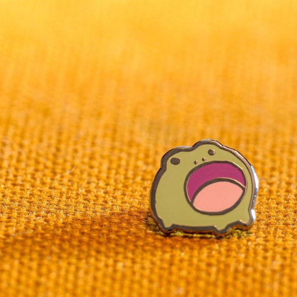 Little Screamin Frog Enamel Pin