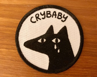 Crybaby wolf glow in the dark patch