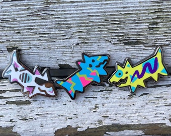 Tiny radical dog pins