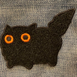 Fluffy blob cat patch