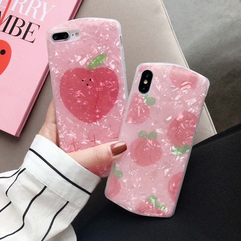 Peach Phone Case Soft Silicone Cover iPhone 5S/6S/6/7/8/PLUS/X Etsy Peach Phone Case Soft Silicone Cover iPhone 5S/6S/6/7/8/PLUS/X Etsy