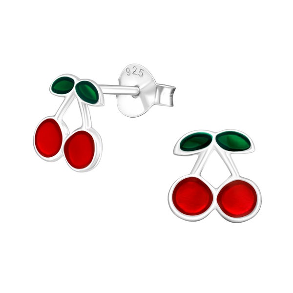 Cherry Earrings - Etsy