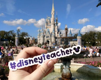 Disney Teacher Vinyl Sticker