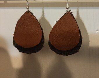 double teardrop earrings