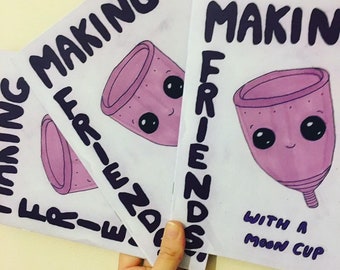 Making Friends with a Mooncup zine