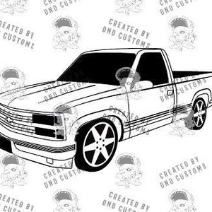 1995 Truck Design, 1995 Truck, 1995 Silverado 1500 (Digital File Only)