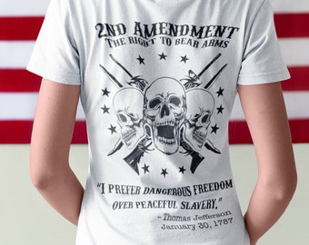 I Prefer Dangerous Freedom over Peaceful Slavery two designs (Digital File) svg Support the Second Amendment and Protect The 2nd Amendment!