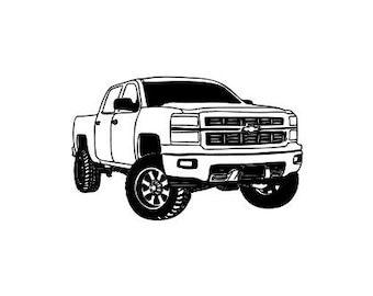 Download Lifted Truck Svg Etsy