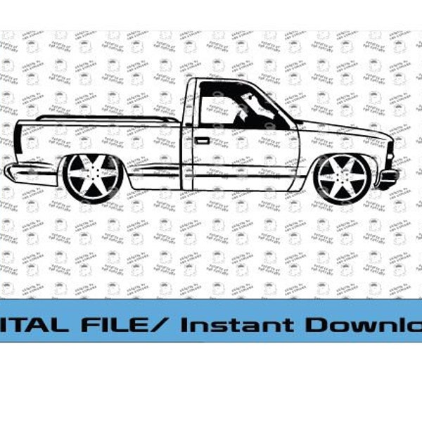 Chevy Obs Dxf Files Etsy Canada